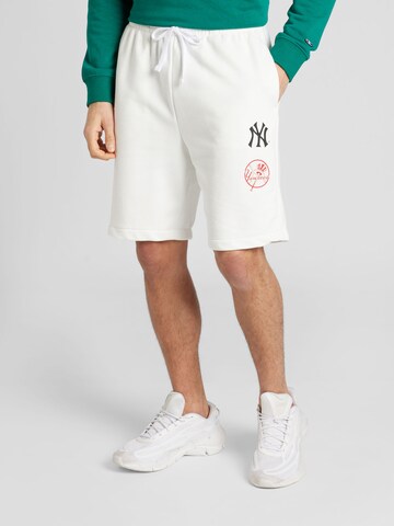 regular Pantaloni di Champion Authentic Athletic Apparel in bianco: frontale