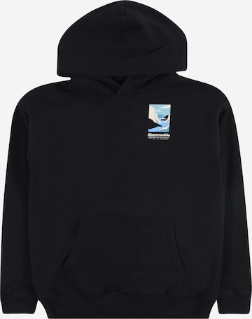 Abercrombie & Fitch Sweatshirt 'IMAGERY' i svart: framsida