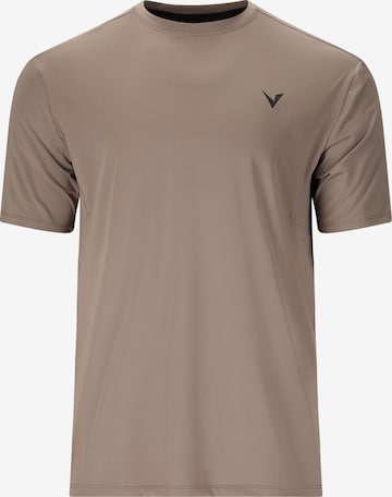 Virtus T-Shirt 'Califo' in Braun: Vorderseite