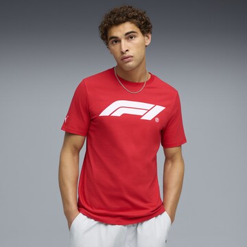 PUMA T-Shirt 'F1® Essentials' in Rot: Vorderseite