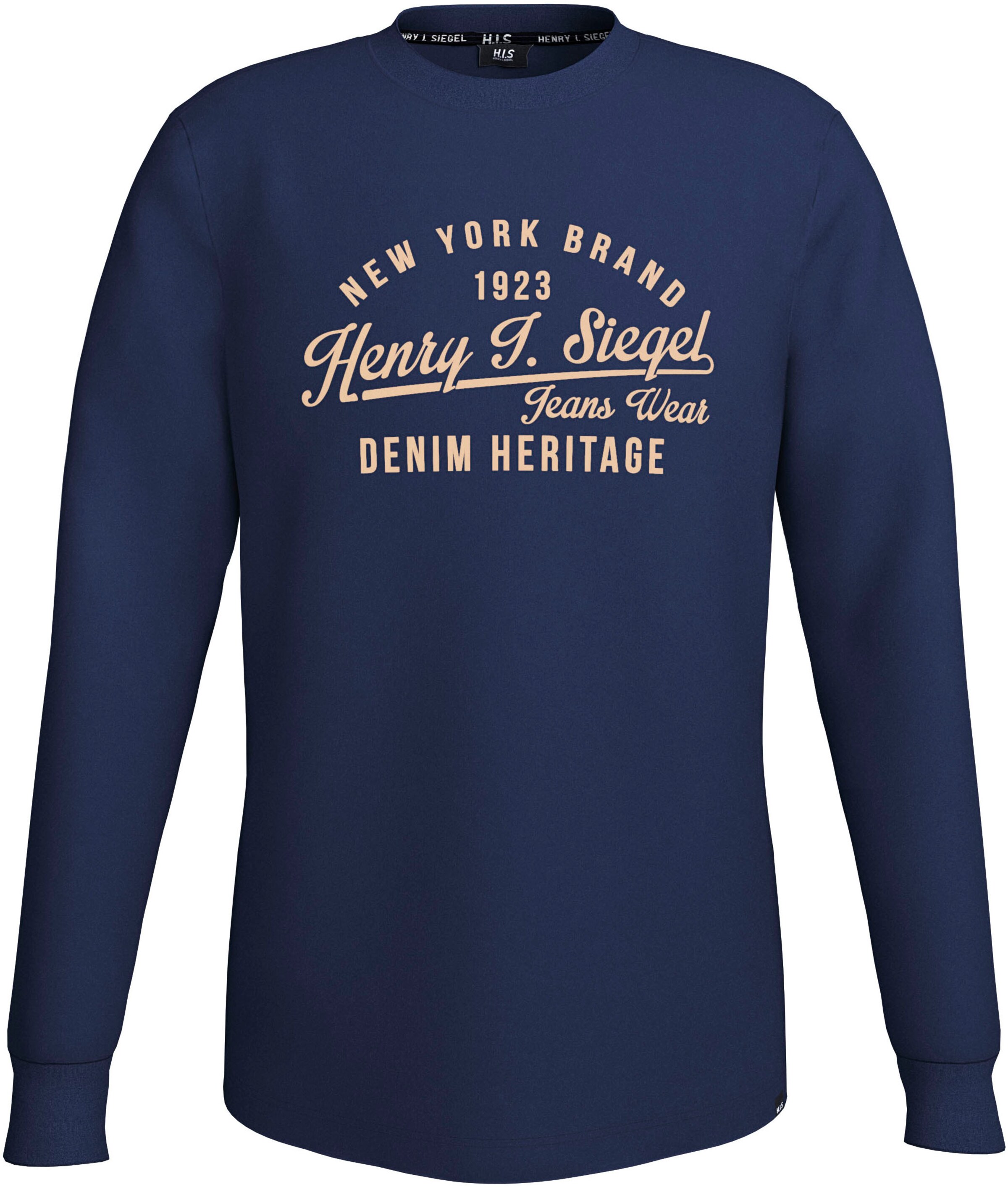 H.I.S EM Shirt in Blue: front