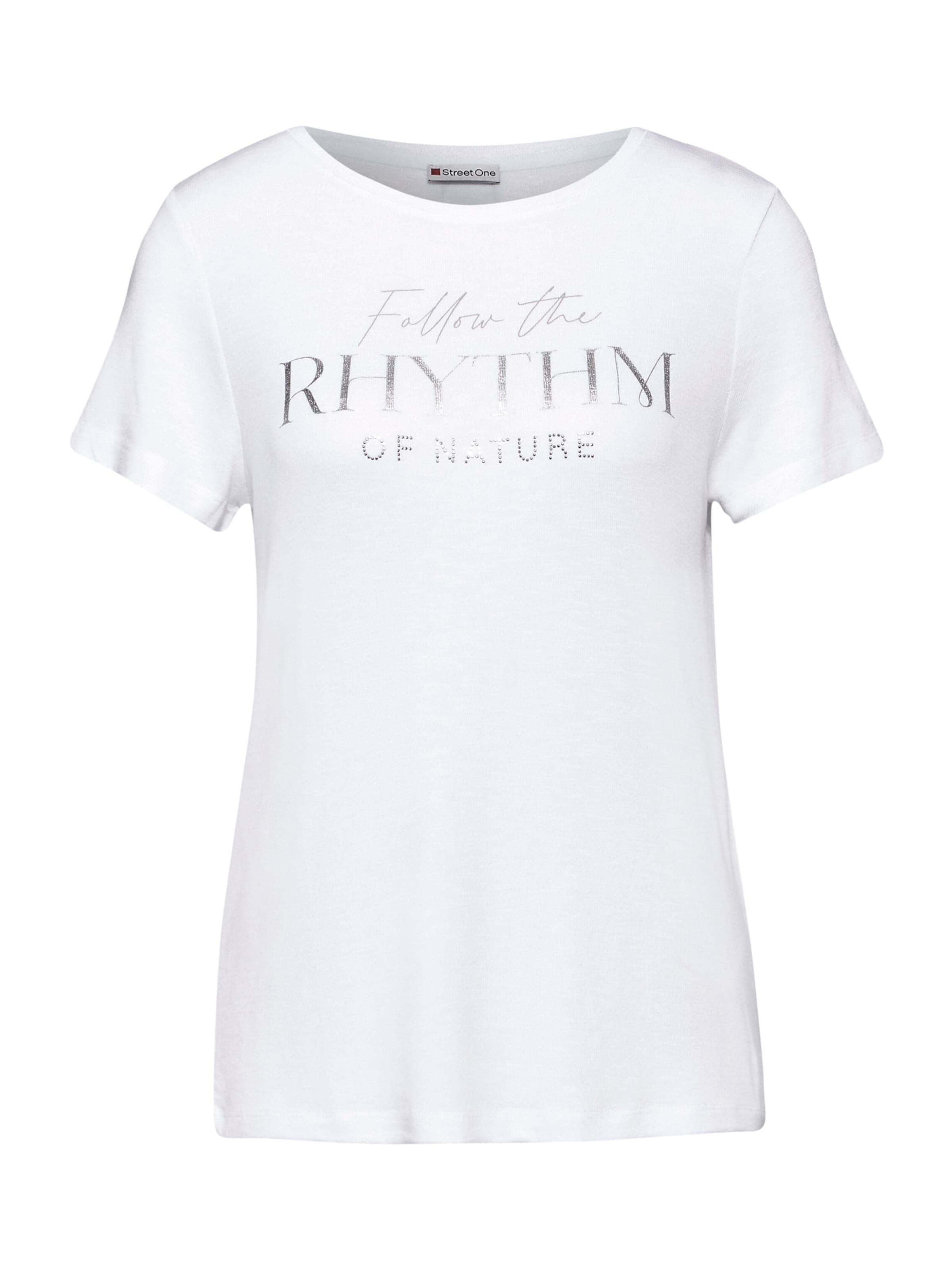 STREET ONE Shirt 'RHYTHM' in White: front