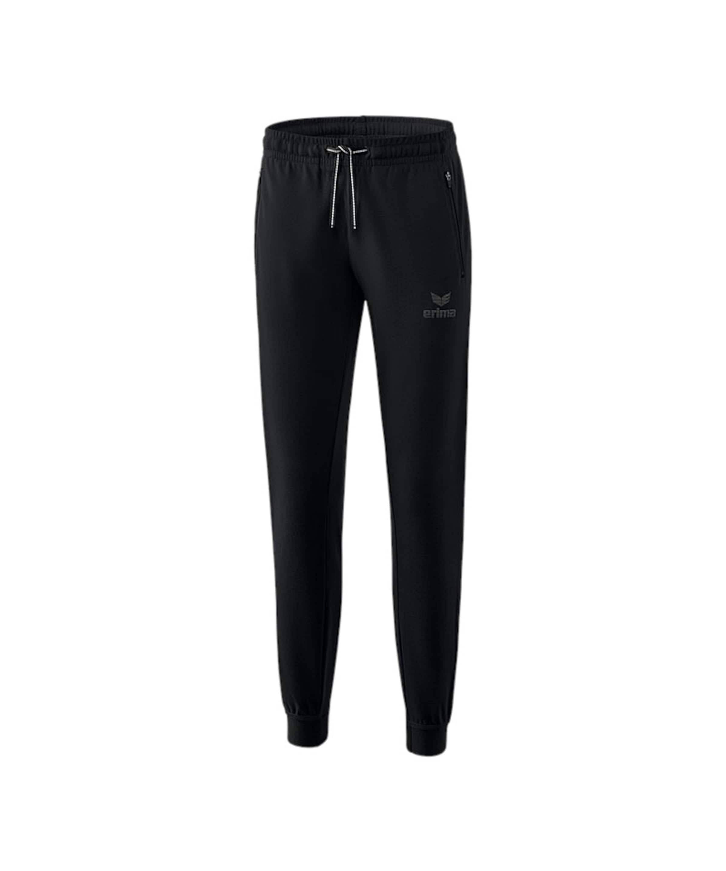 ERIMA Tapered Hose in Schwarz: Vorderseite