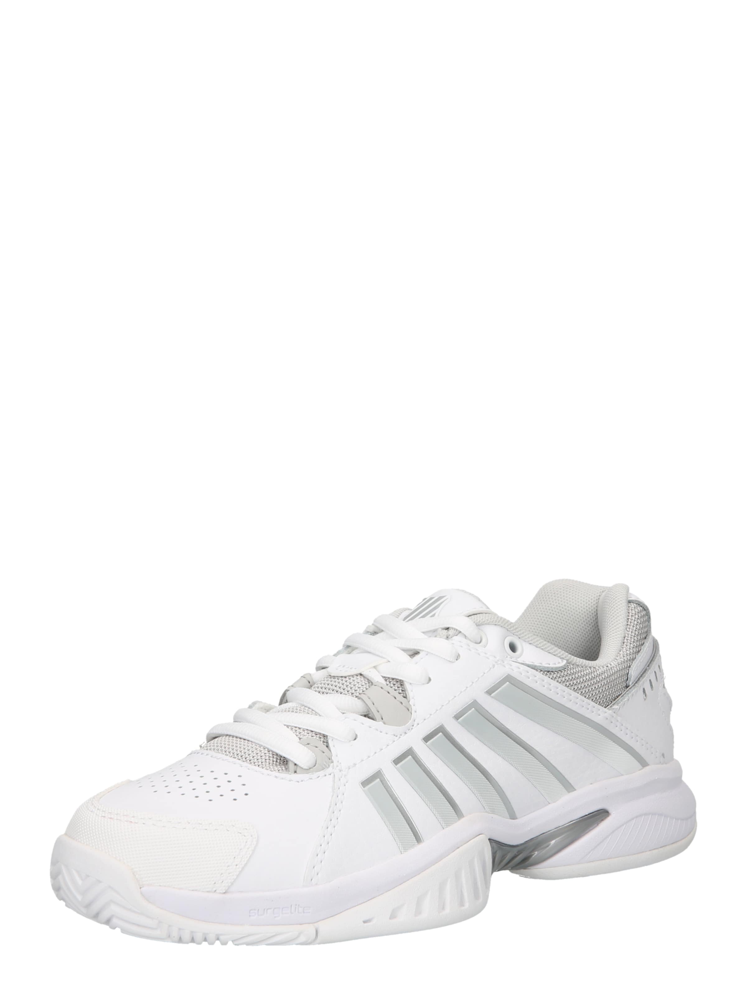 K-Swiss Performance Footwear Spordijalats 'RECEIVER V', värv valge: eest vaates