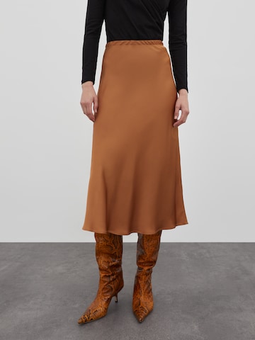 EDITED Skirt 'Jara' in Brown: front