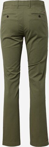 Coupe slim Pantalon chino 'Denton' TOMMY HILFIGER en vert