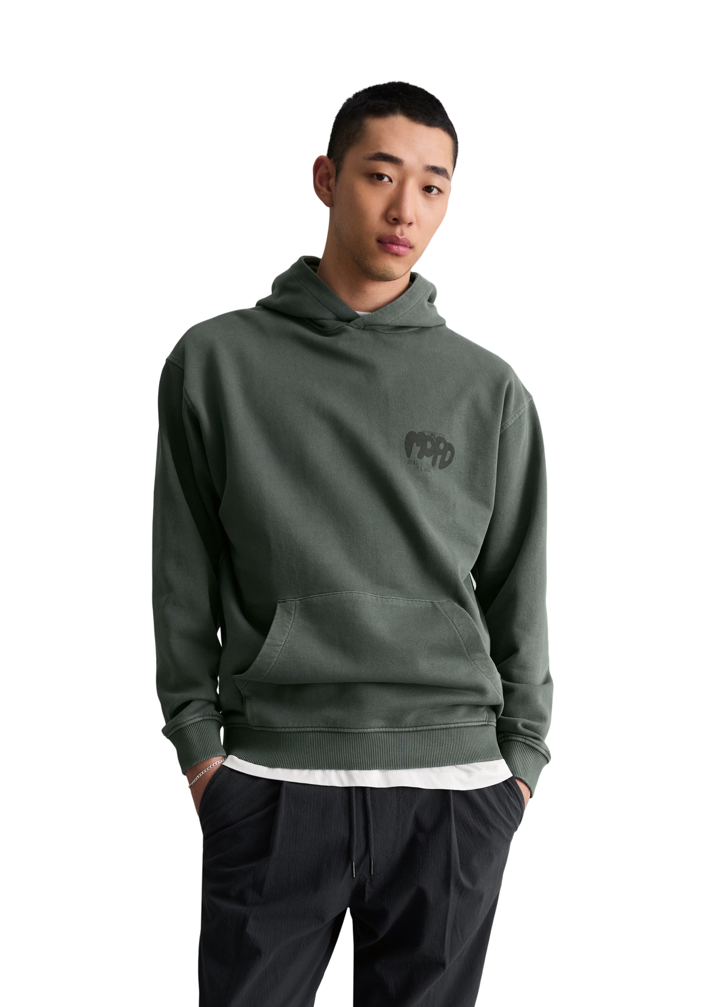 Marc O'Polo DENIM Sweatshirt in Green: front