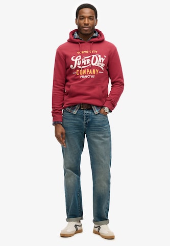 Superdry Sweatshirt in Red