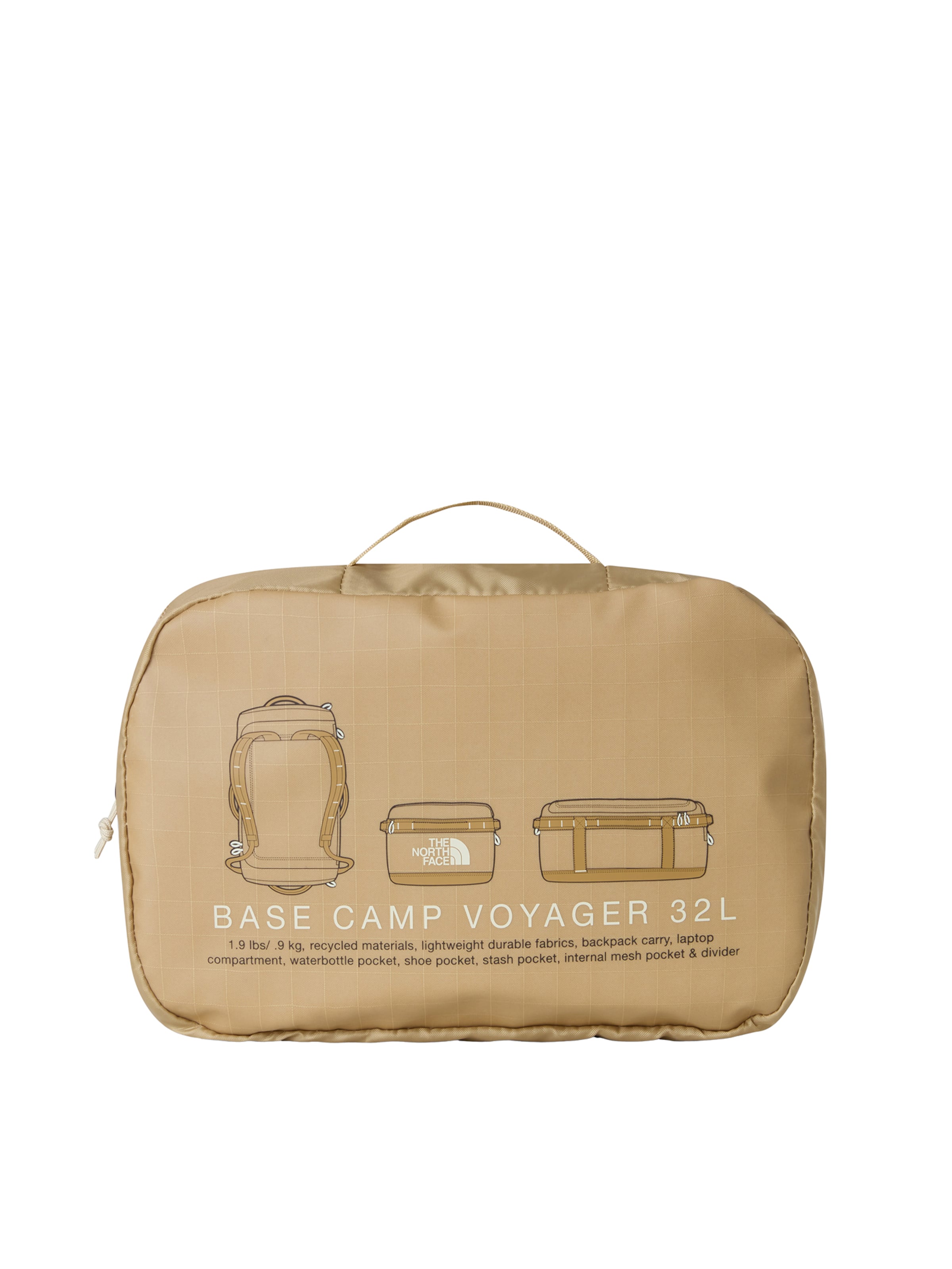 THE NORTH FACE Cestovná taška 'Base Camp Voyager' - Zelená