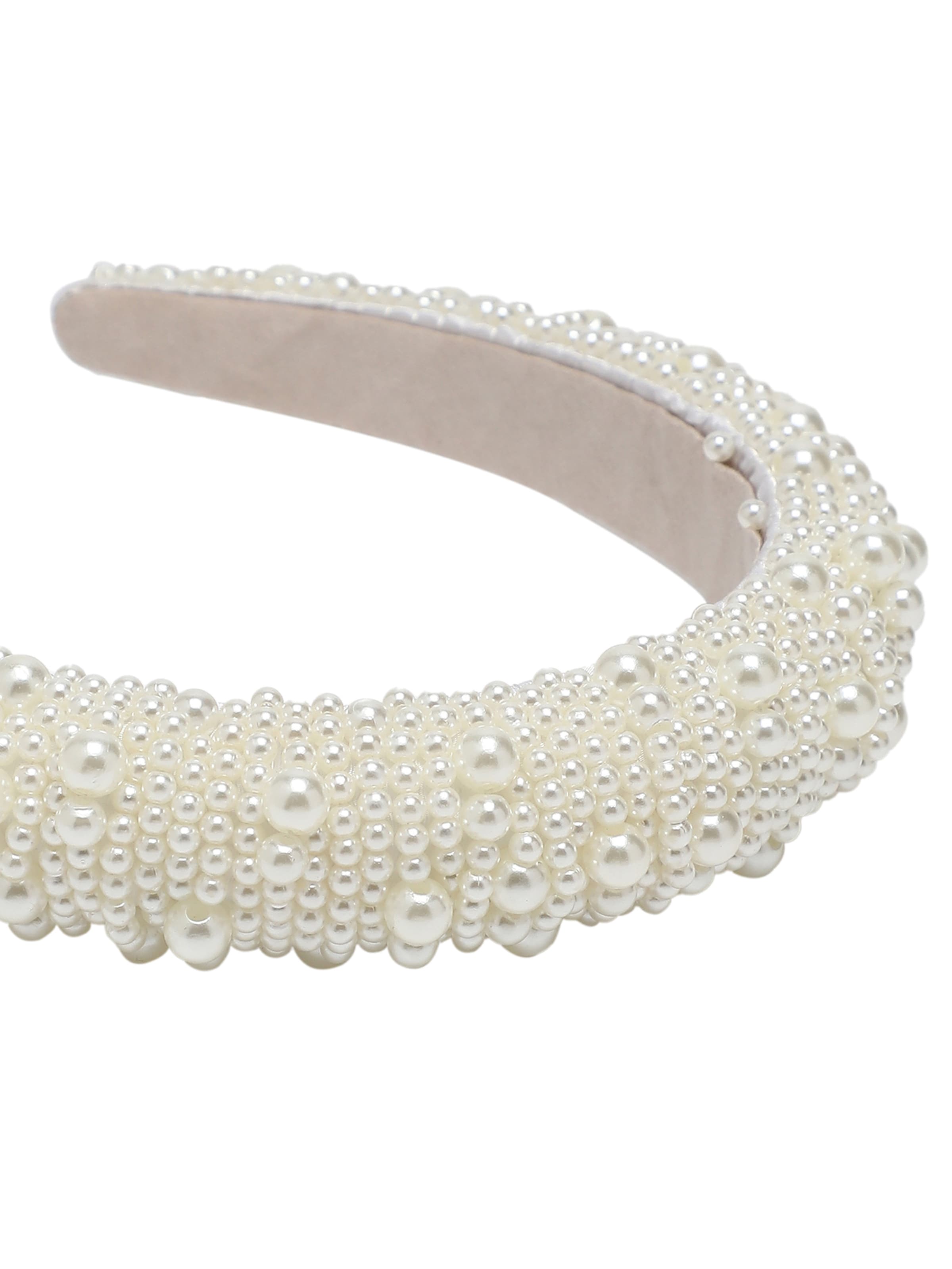 Ornamento per i capelli 'Rinky' di SOHI in bianco