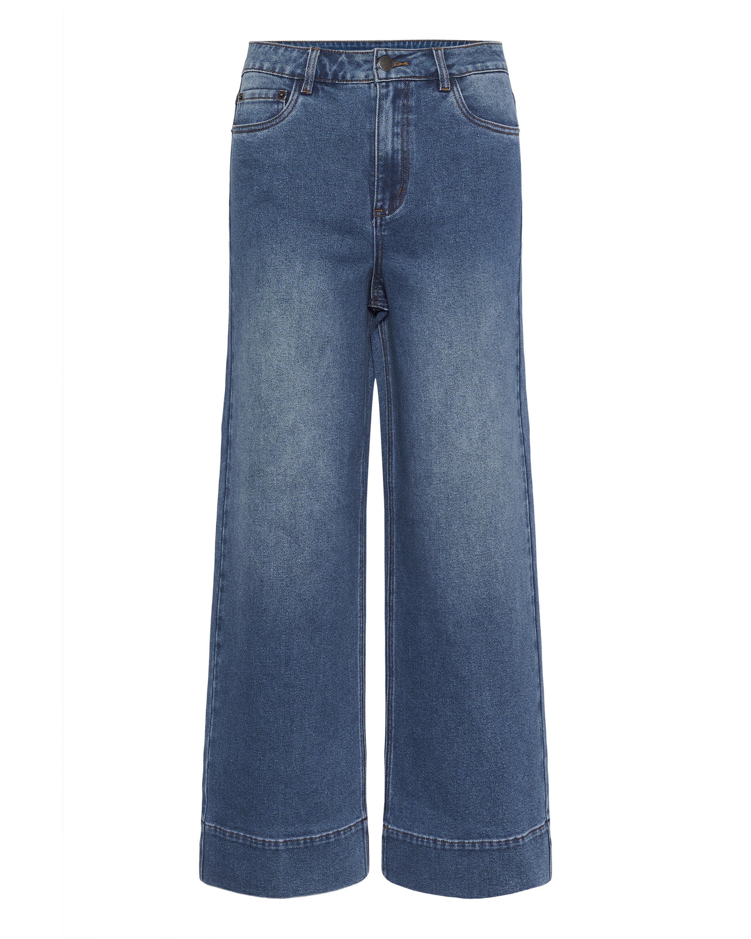 Kaffe Loose fit Jeans 'KAAmelia' in Blue: front
