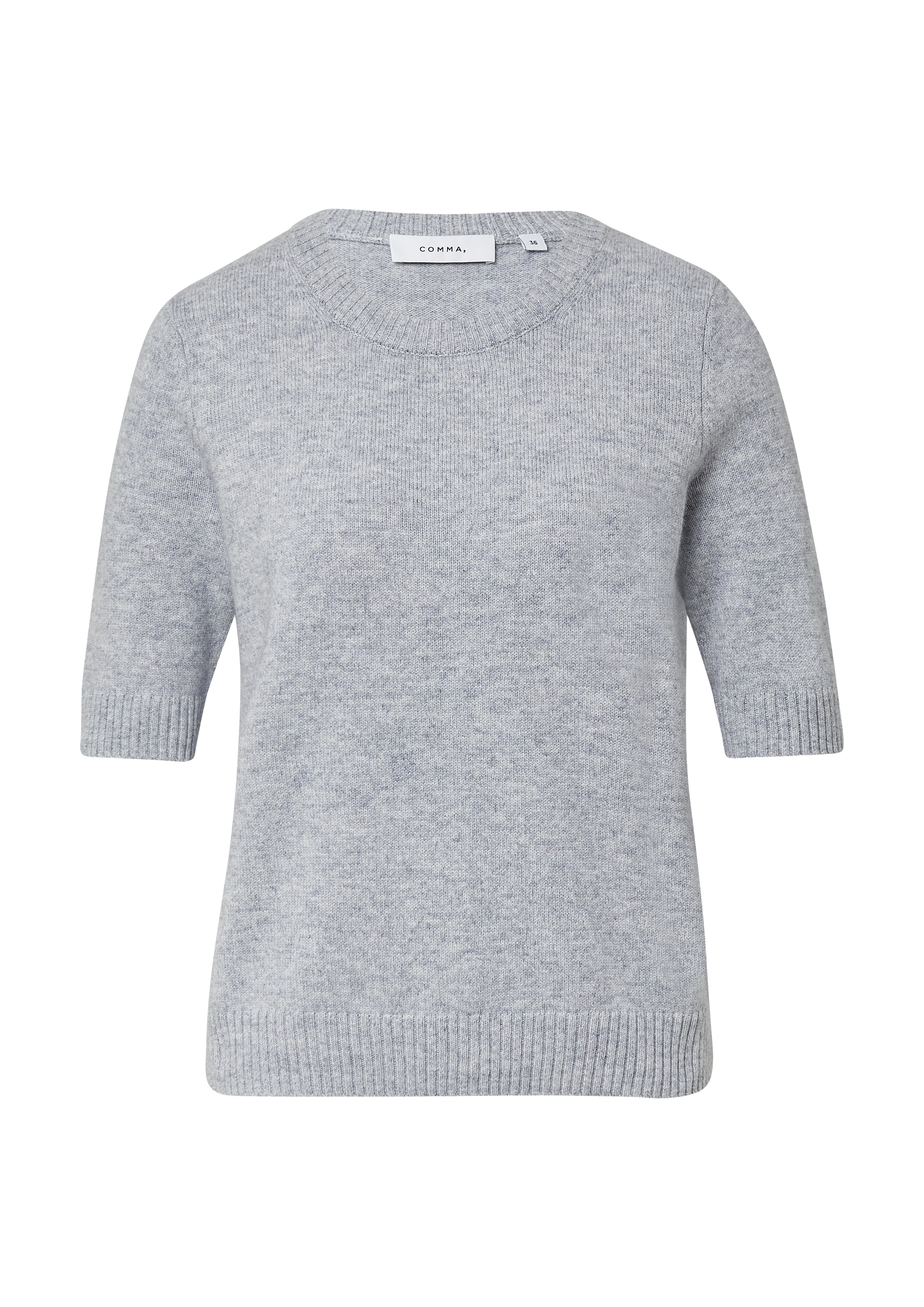 COMMA Sweater in Grey: front