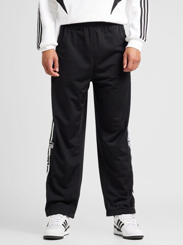 ADIDAS ORIGINALS Loose fit Trousers 'Adibreak' in Black: front