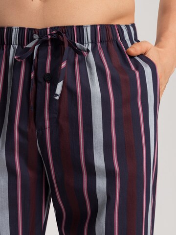 Hanro Pajama pants ' Night & Day ' in Blue