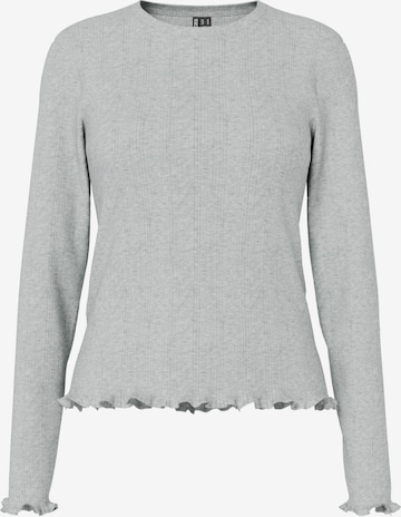 T-shirt PIECES en gris : devant