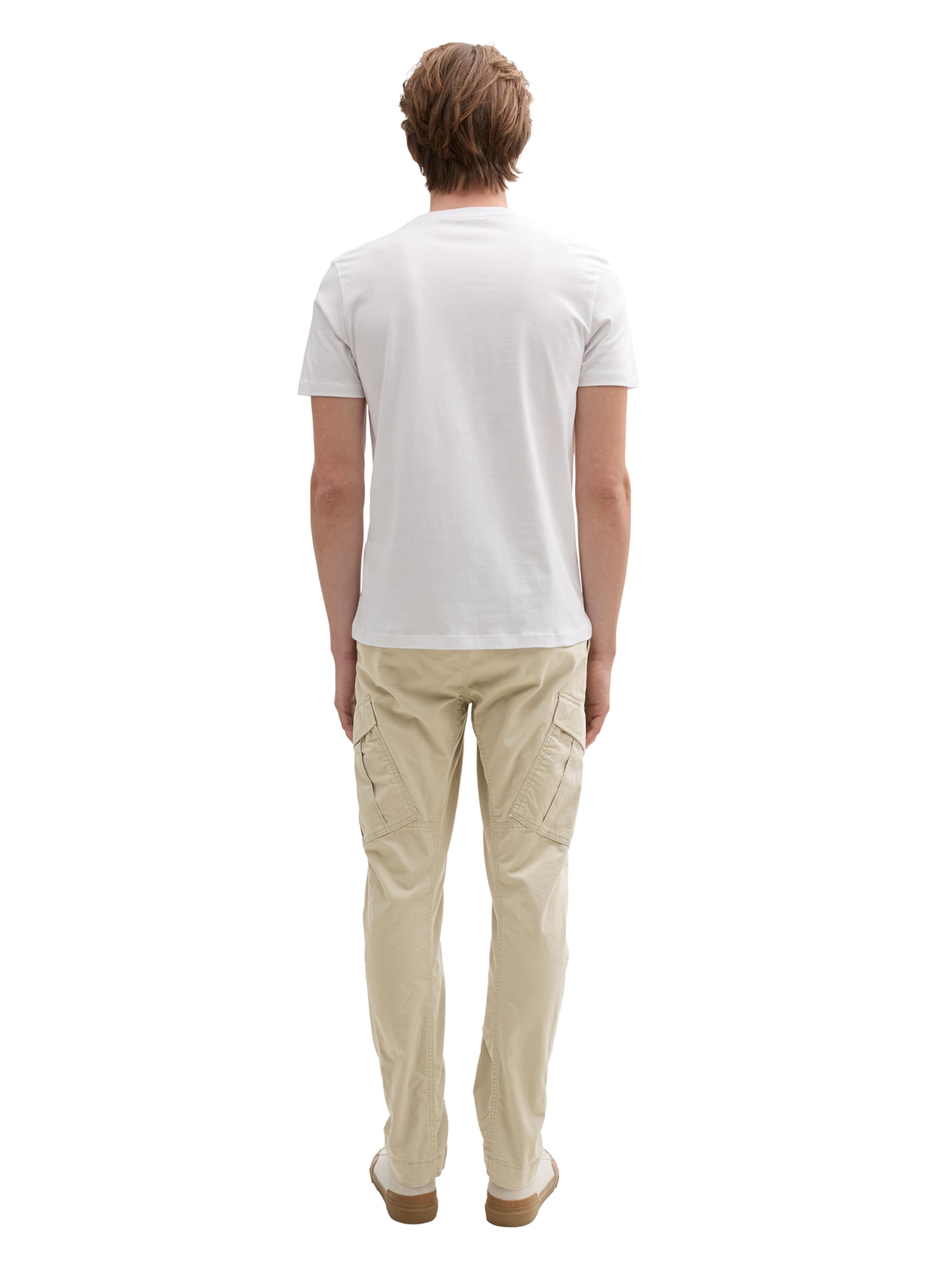 TOM TAILOR DENIM Tapered Cargobukser i beige