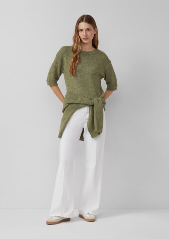 s.Oliver Wide leg Jeans 'Suri' in White