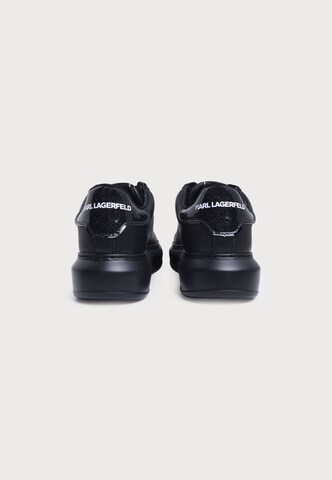Baskets basses Karl Lagerfeld en noir : derrière