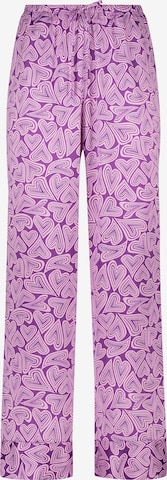 Hunkemöller Pajama Pants in Purple: front