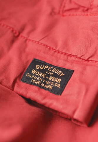 Veste mi-saison Superdry en rouge