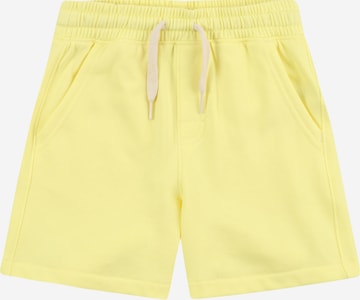 Regular Pantalon GAP en jaune : devant