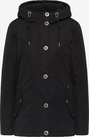 usha BLUE LABEL Winter Jacket in Black: front