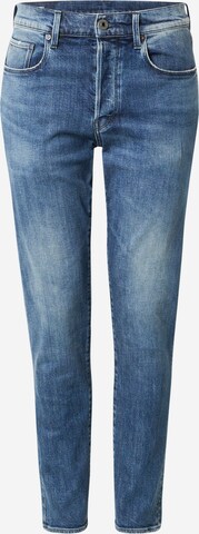 G-Star RAW Slimfit Jeans in Blauw: voorkant