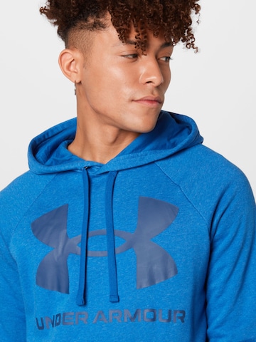 UNDER ARMOUR Sportsweatshirt 'Rival' in Blauw