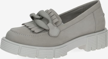 CAPRICE Classic Flats in Grey: front