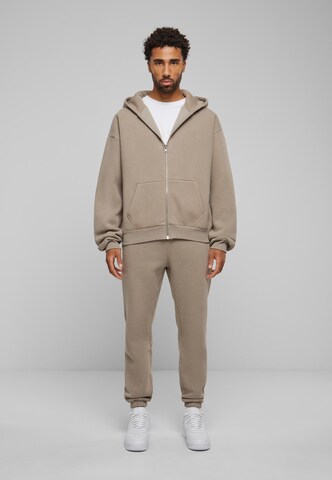 Prohibited Zip-Up Hoodie in Grey