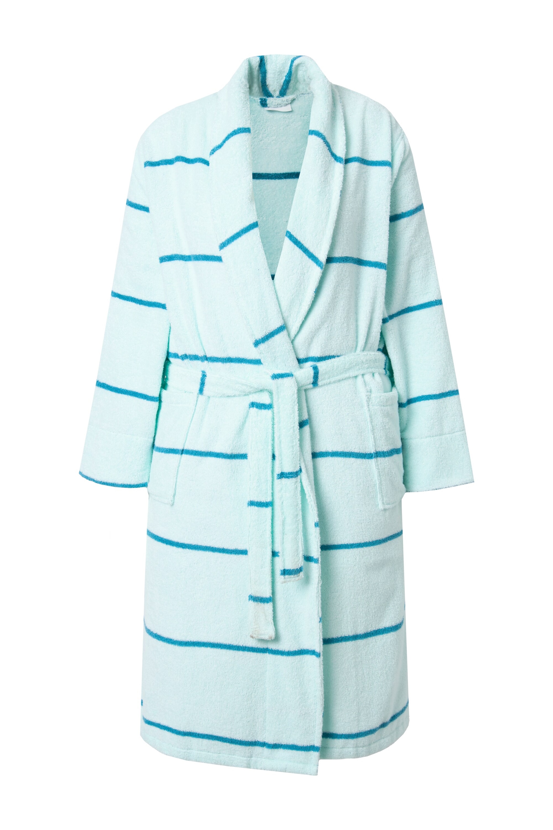 Ulla Popken Dressing gown in Blue: front