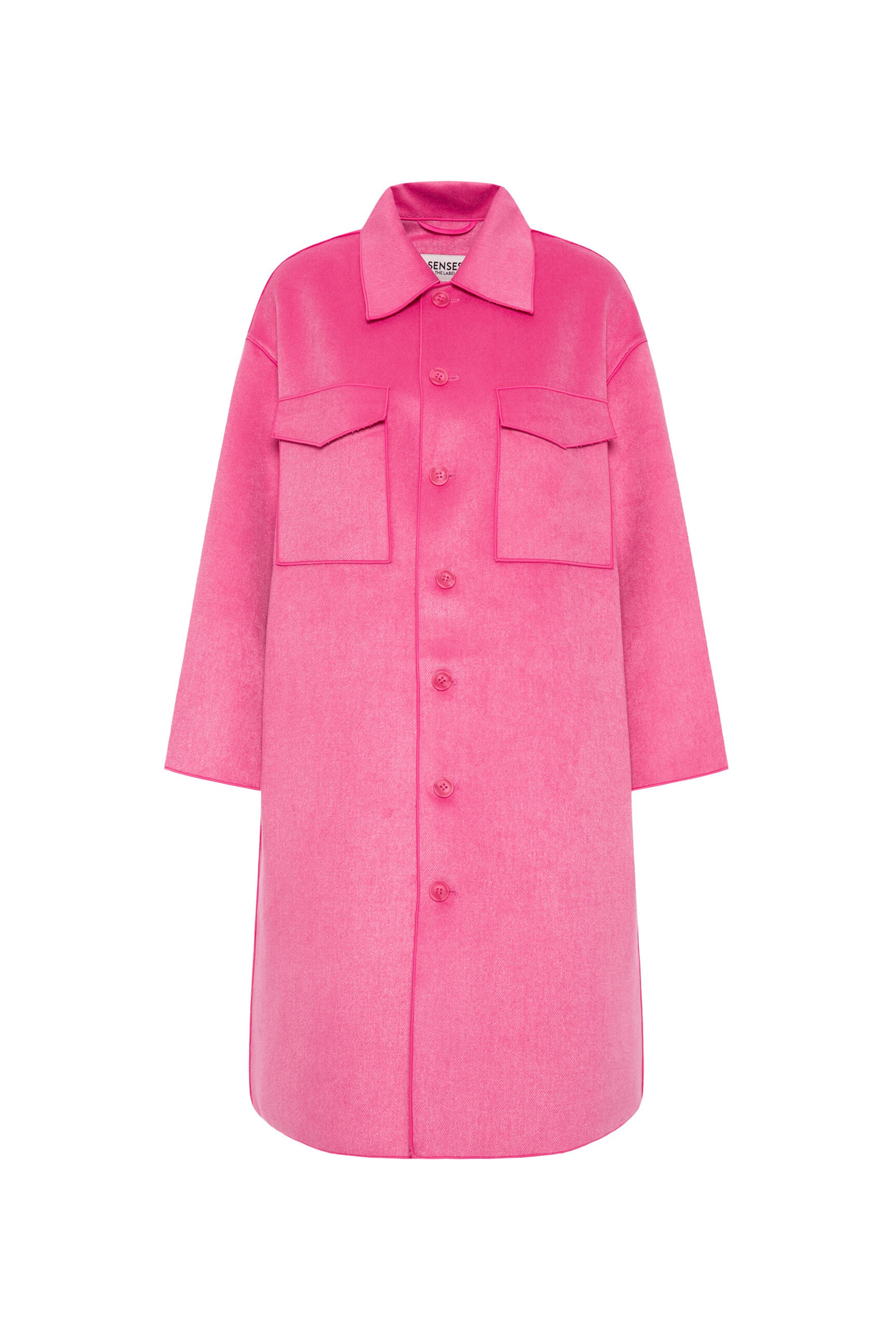 SENSES.THE LABEL Mantel in Pink: Vorderseite