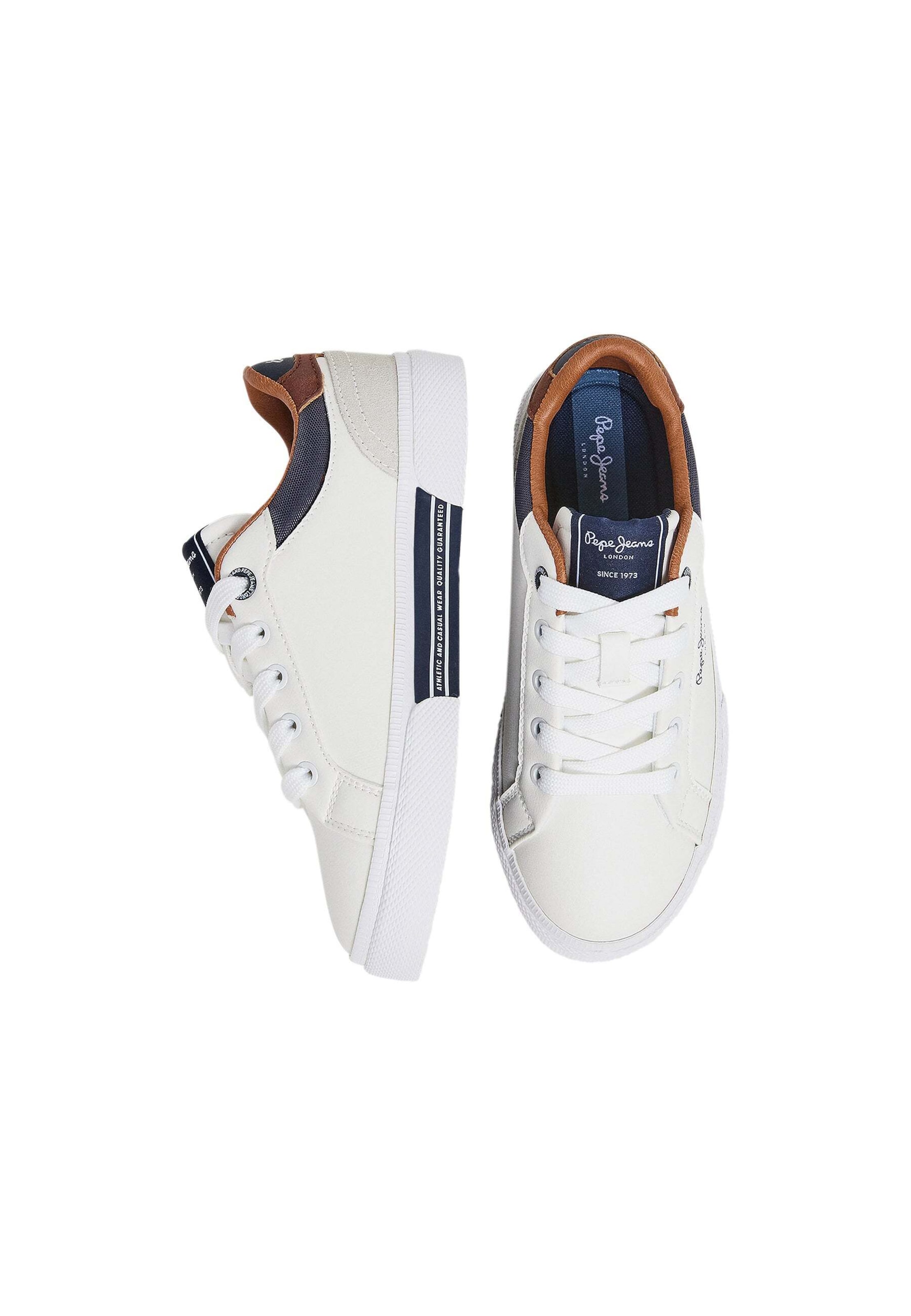 Sneaker 'Kenton' di Pepe Jeans in bianco