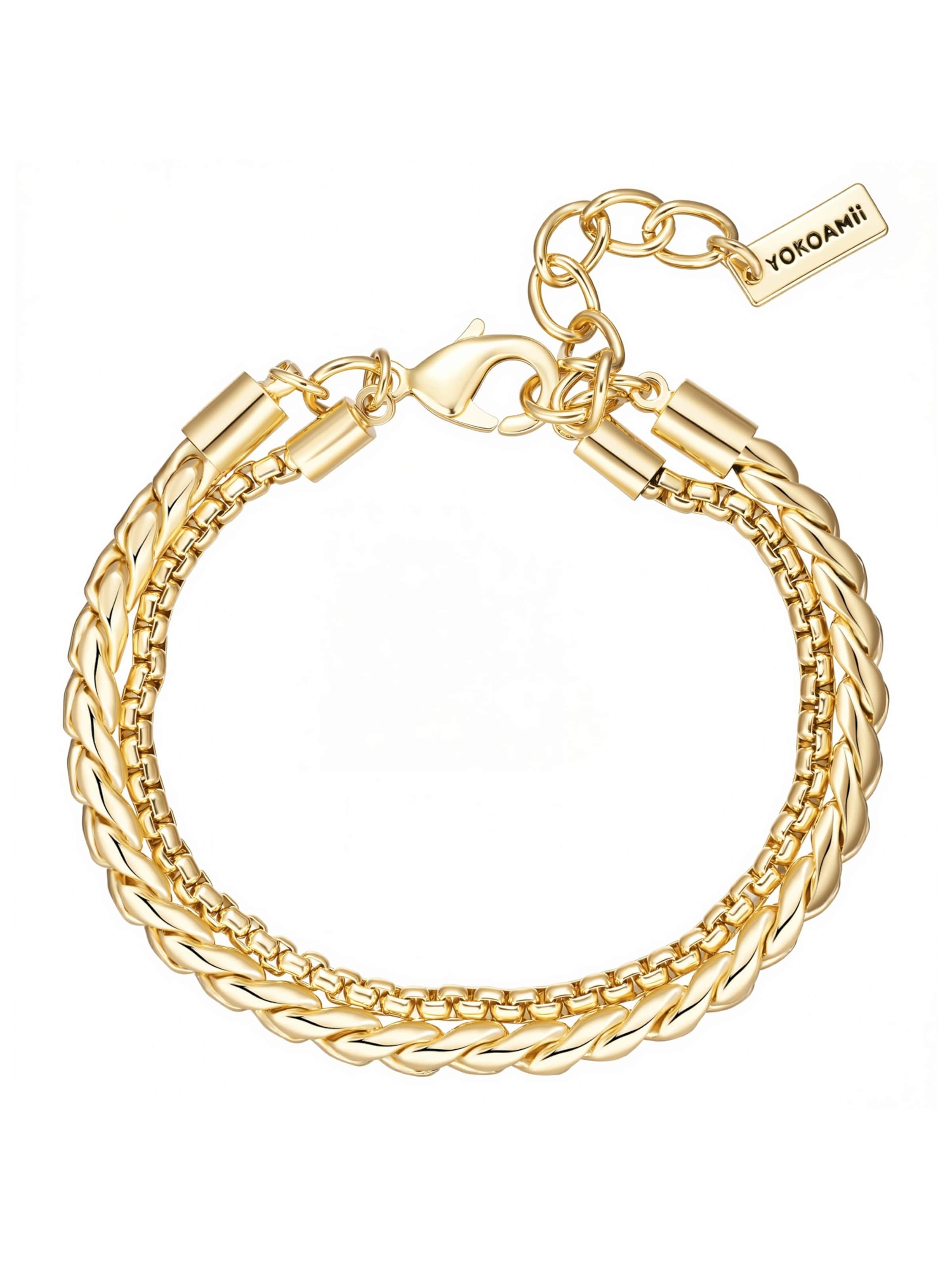 Yokoamii - Pulsera en oro: frente