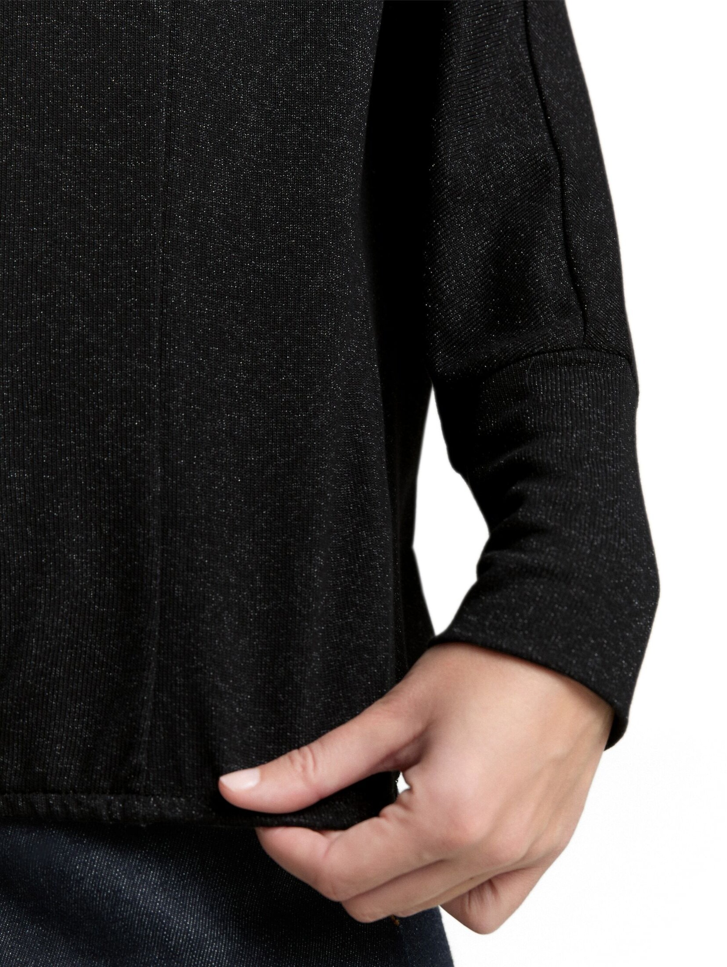 TOM TAILOR Shirt in Black