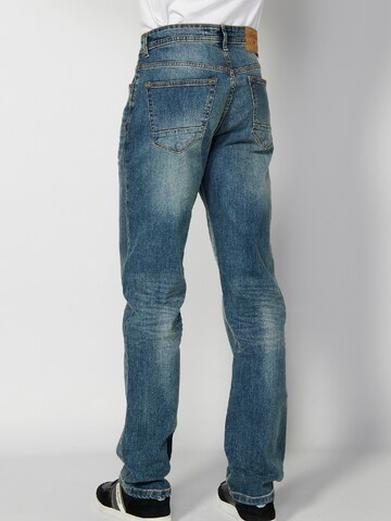 KOROSHI Regular Jeans in Blau