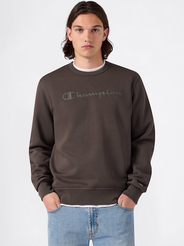 Champion Sweatshirt in Grün: Vorderseite