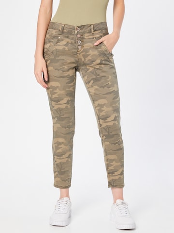 Cream Regular Jeans 'Penora' in Groen: voorkant