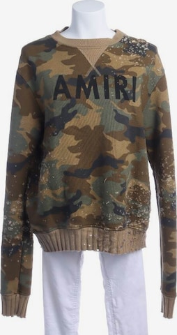 Amiri Sweatshirt / Sweatjacke S in Braun: predná strana