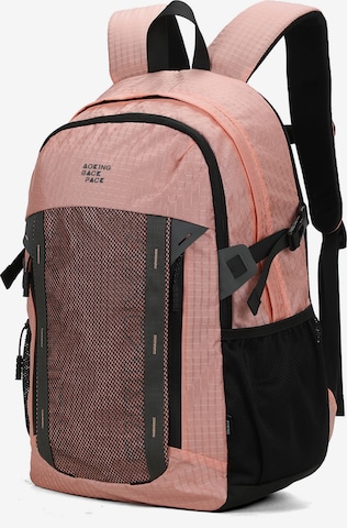 Aoking Backpack in Pink: front