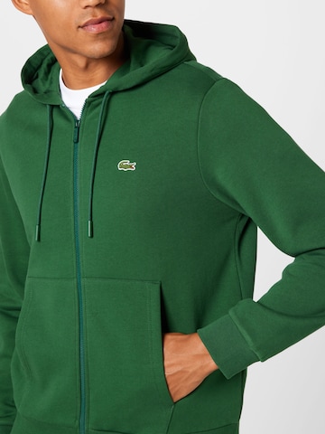 LACOSTE Zip-Up Hoodie in Green