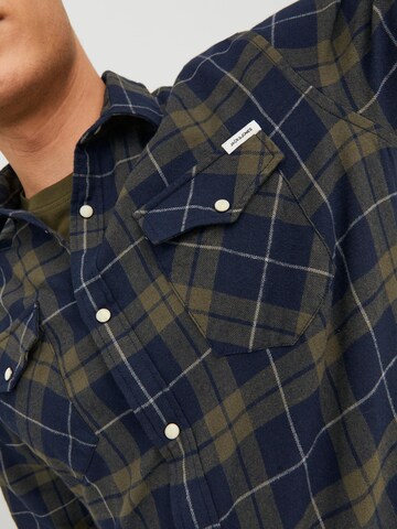 JACK & JONES Slim fit Overhemd 'Sheridan' in Blauw
