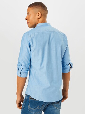 TOM TAILOR DENIM Comfort fit Srajca | modra barva