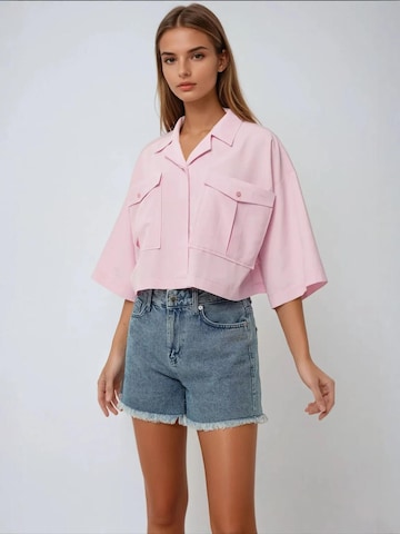 Camicia da donna di Hiccup in rosa: frontale