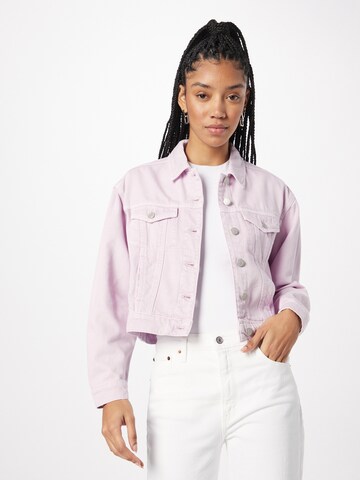 Summum Between-season jacket in Purple: front