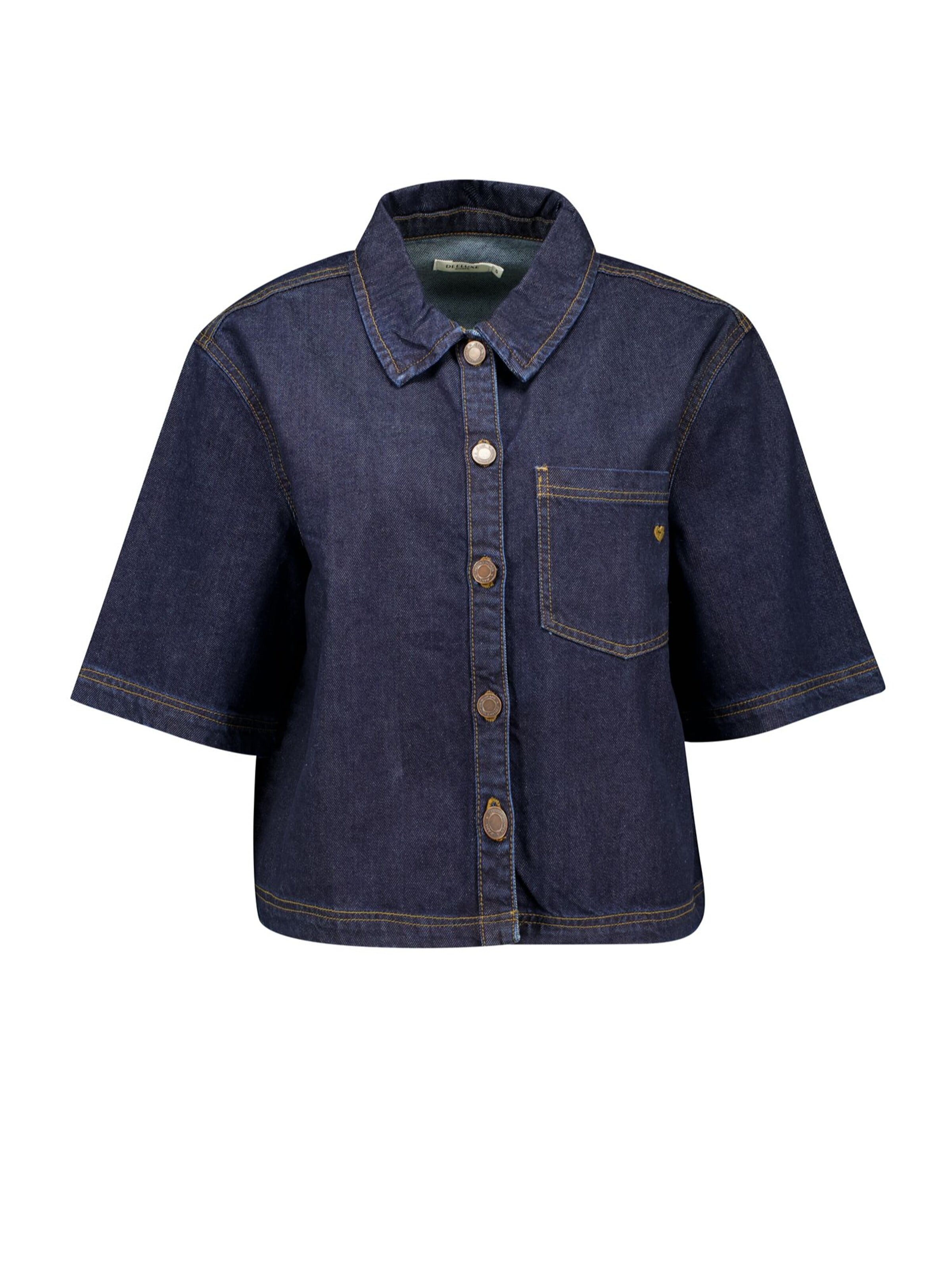 Deeluxe Shirt in Blauw: voorkant