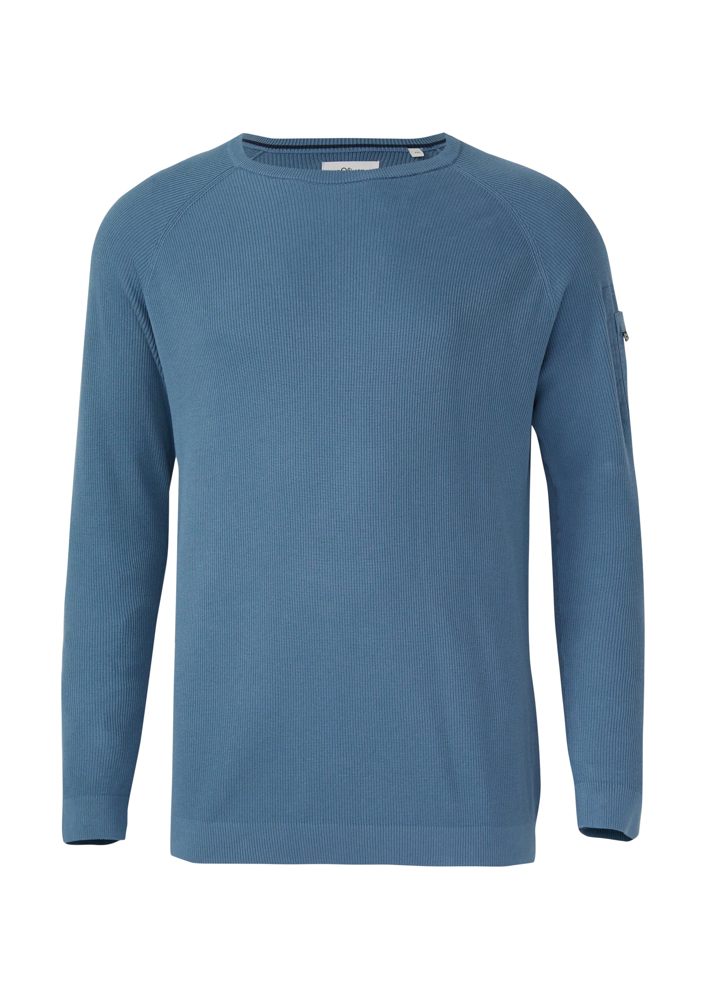 s.Oliver Trui in Blauw: voorkant