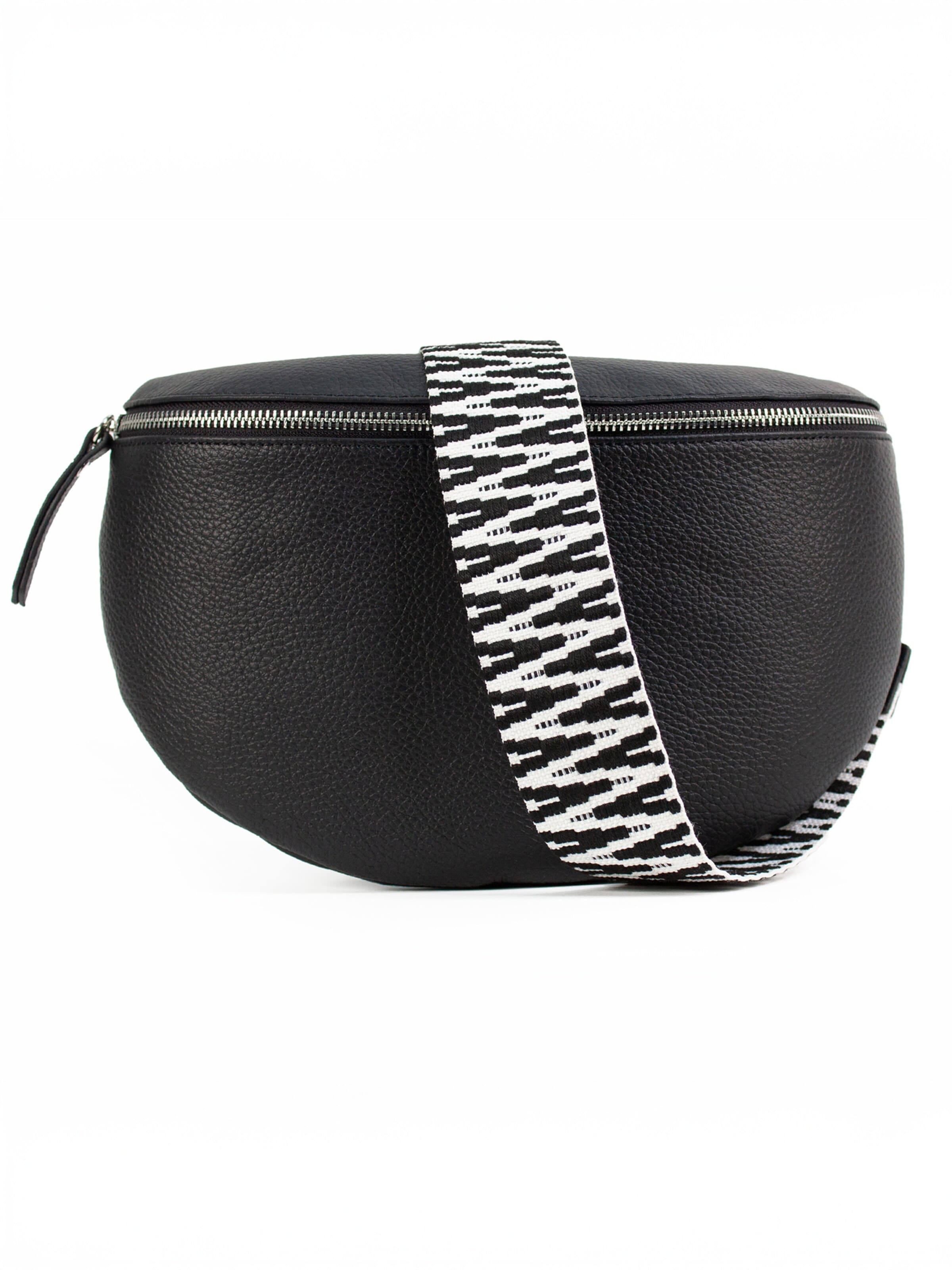 lePelou Fanny Pack 'MIRA large' in Black: front