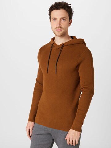 Only & Sons Sweater 'PHIL' in Brown: front