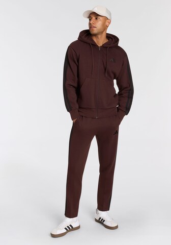 ADIDAS SPORTSWEAR Sportsweatjacke in Braun